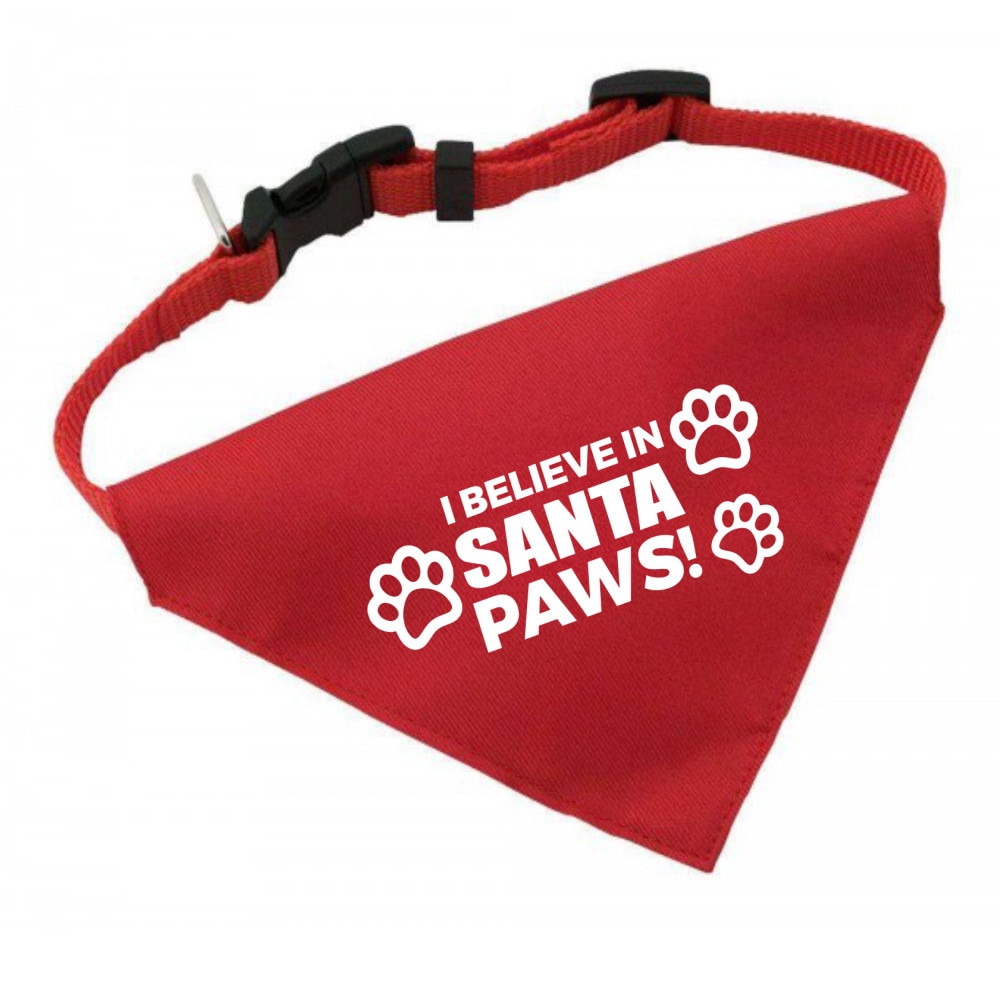 Zgarda cu bandana cu mesaj de Craciun