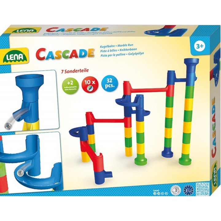 Конструктор Marble Cascade Track Curve, Lena, Multicolor
