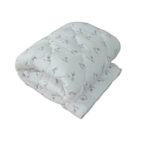 Pilota matlasata Home Stil Lavanda, poliester, 200x220 cm, alb