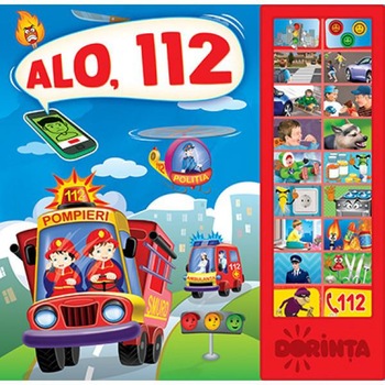 Alo, 112 (Carte cu sunete) - Inesa Tautu Alo, 112 (Carte cu sunete) - Inesa Tautu