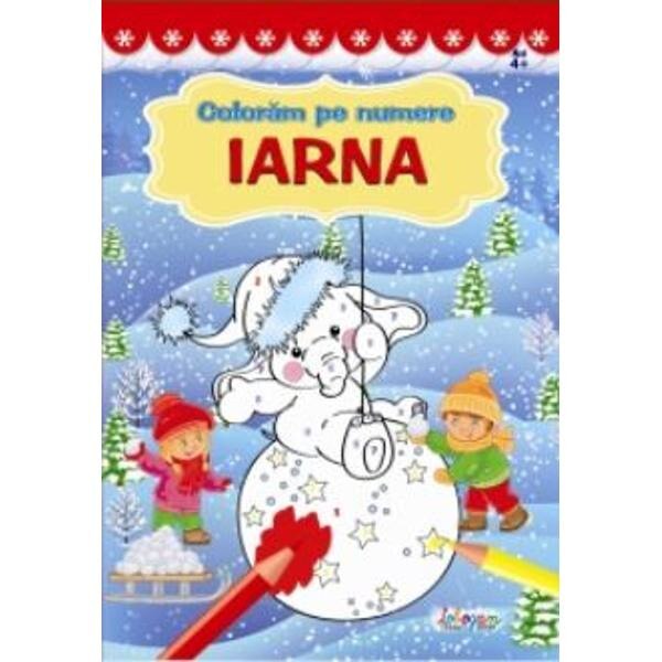 Coloram pe numere: Iarna