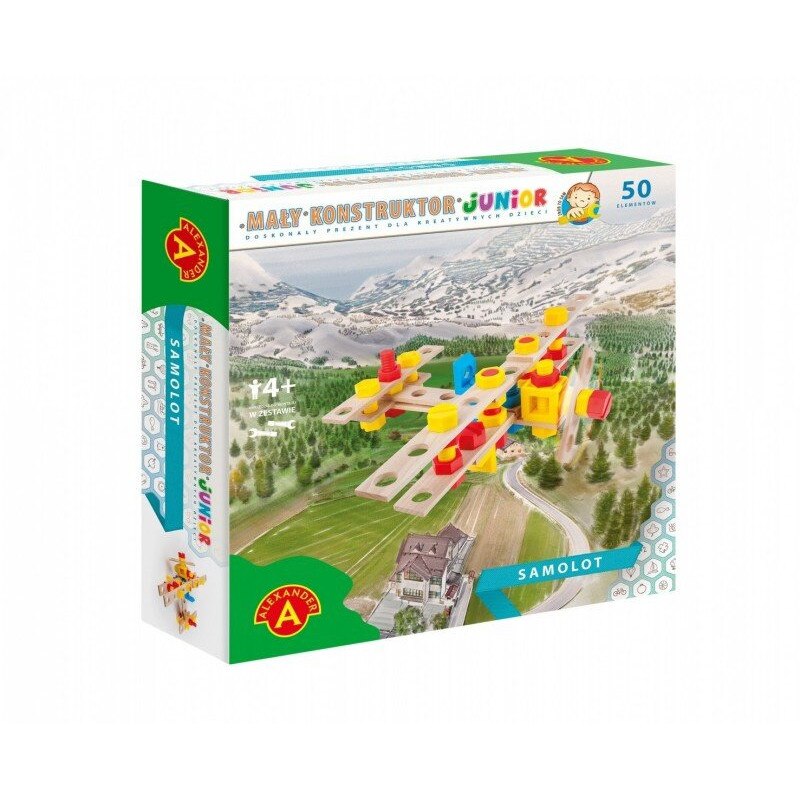 Set de constructie Alexander, Avion, Multicolor