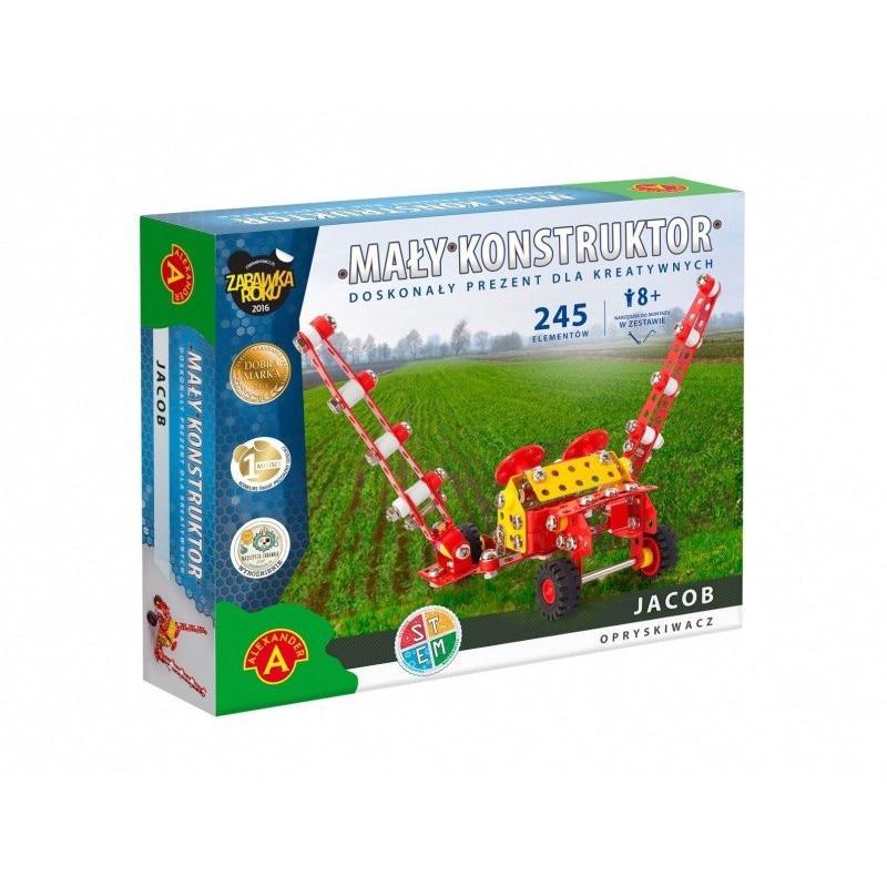 Set constructie Micul Constructor al unei Masini de Agricultura Jacob Alexander, Multicolor