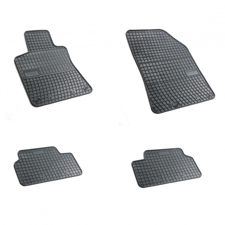 Set 4 covorase/presuri din cauciuc negru antiaderent dedicate PEUGEOT 308 II dupa anul 2013