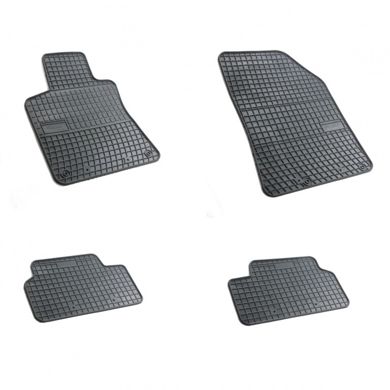 Set 4 covorase/presuri din cauciuc negru antiaderent dedicate PEUGEOT 108 dupa anul 2014