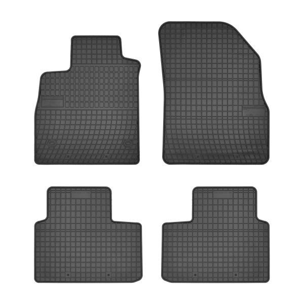 Set 4 covorase/presuri din cauciuc negru antiaderent dedicate RENAULT TALISMAN din 2016 in prezent