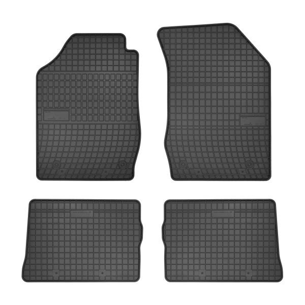 Set 4 covorase/presuri din cauciuc negru antiaderent dedicate RENAULT CLIO II 1998-2005