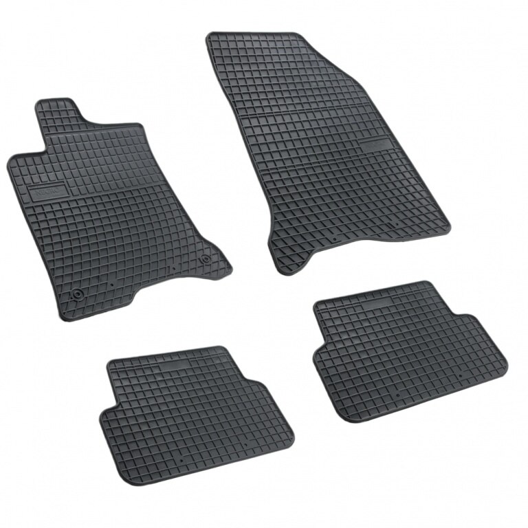 Set 4 covorase/presuri din cauciuc negru antiaderent dedicate RENAULT LAGUNA II 2001-2007
