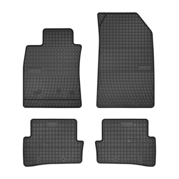 Set 4 covorase/presuri din cauciuc negru antiaderent dedicate RENAULT CLIO III 2005-2012