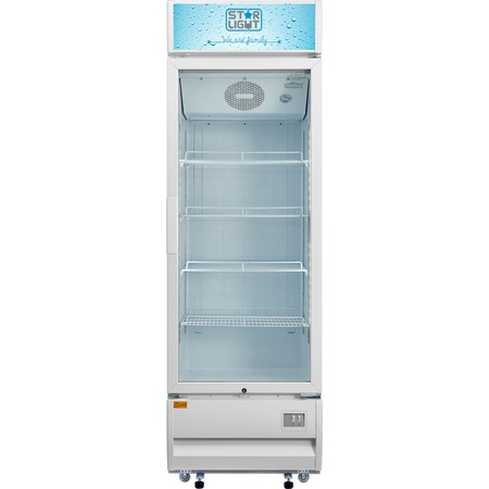 Vitrina frigorifica Star-Light VFM-416L, 416L, 280 sticle, Total No Frost, Ventilator, H 213 cm, Alb