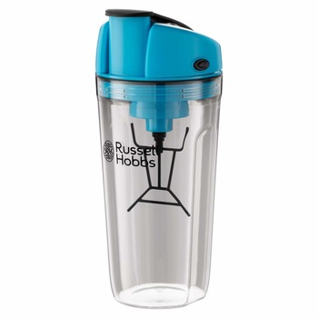 Shaker electric Russell Hobbs Instamixer 24880-56, 0.6 l, Litiu, USB, Albastru Shaker electric Russell Hobbs Instamixer 24880-56, 0.6 l, Litiu, USB, Albastru