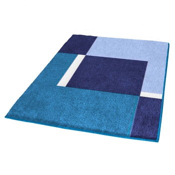 Covor iMK® pentru baie, Usor de intretinut, Albastru , Antiderapant, Moale, 60 cm Covor iMK® pentru baie, Usor de intretinut, Albastru , Antiderapant, Moale, 60 cm