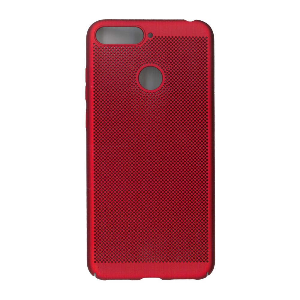 Husa de protectie spate, EuroCell Air, cu perforatii pentru Huawei Y6 2018, rosu