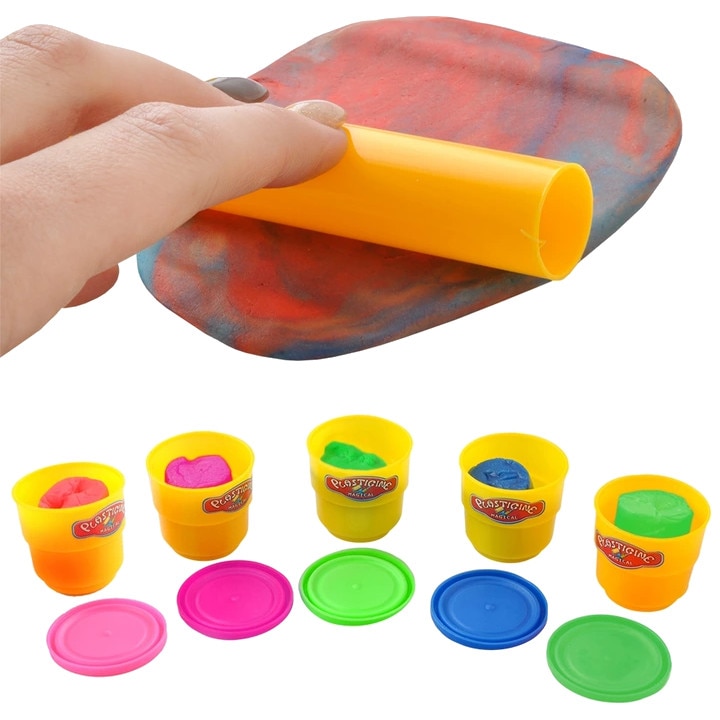 First wash series Aparat de facut inghetata, jucarie pentru copii, 5 culori diferite de aluat  - eMAG.ro