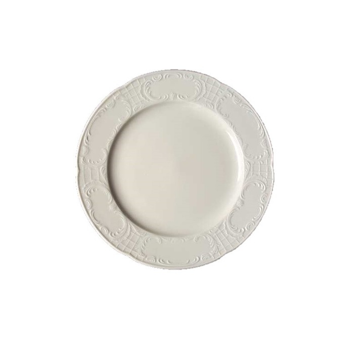 Set 50 farfurii portelan Moratti, 250 mm