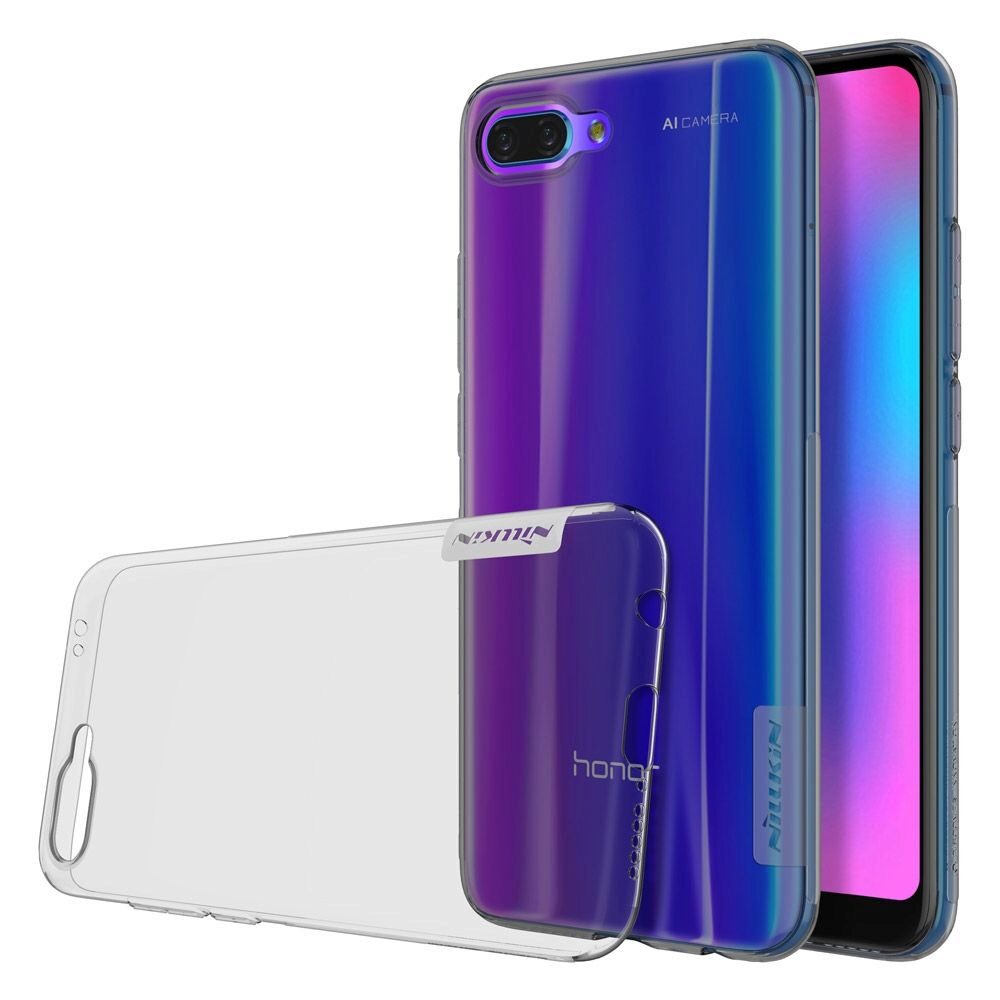 Husa Nillkin Nature TPU pentru Honor 10, Gri/Transparent