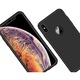 Full Cover 360°-os tok (elöl + hátul + üvegfólia) iPhone XS Max-hoz, fekete