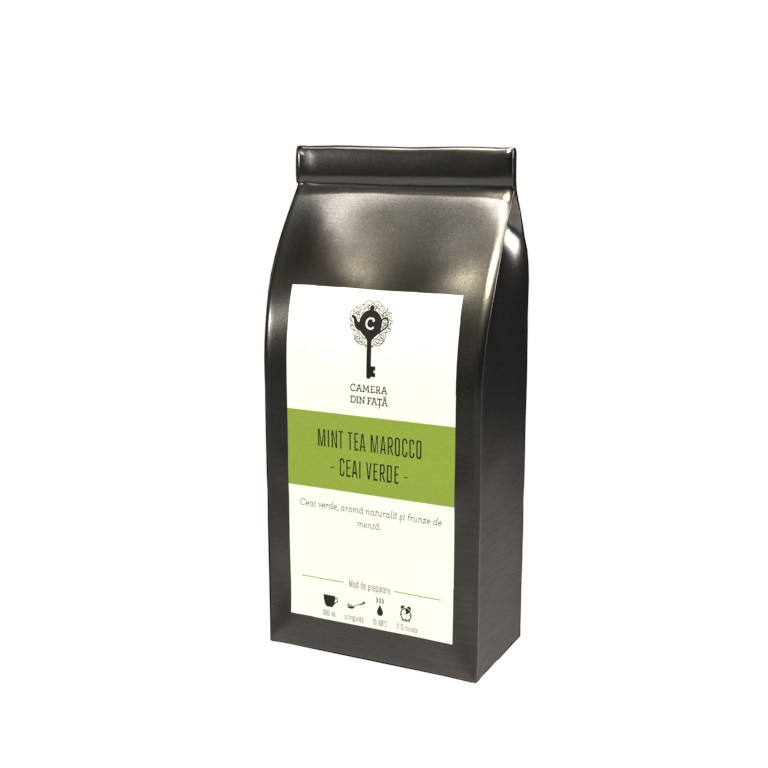 Ceai verde Mint Tea Marocco - Camera din Fata - 100g