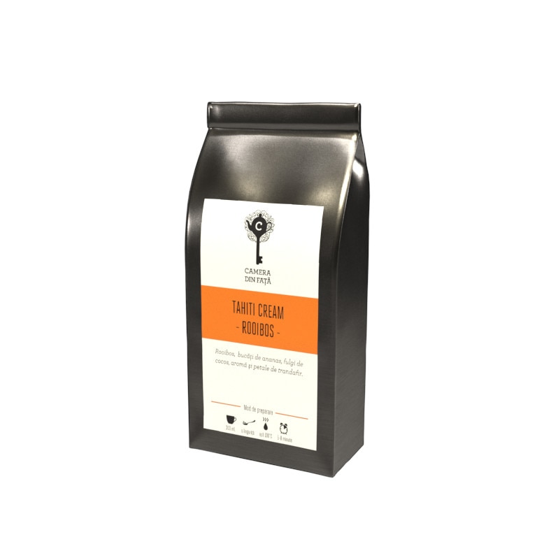 Infuzie rooibos Tahiti Cream - Camera din Fata - 100g