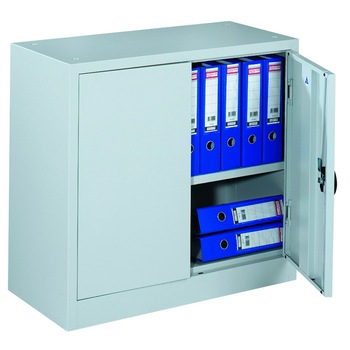 Dulap metalic usi batante cu 1 raft, 80x38x75 cm, Ceha Dulap metalic usi batante cu 1 raft, 80x38x75 cm, Ceha