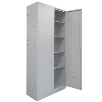 Dulap metalic Eco II A152, metal, gri deschis, 2 usi, 80 x 35 x 180 cm Dulap metalic Eco II A152, metal, gri deschis, 2 usi, 80 x 35 x 180 cm