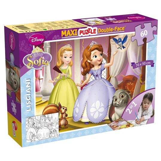 Puzzle Lisciani, Supermaxi cu 2 fete, Sofia, 60 piese