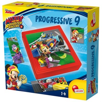 Set 9 puzzle bebelusi Lisciani, Mickey progresiv Set 9 puzzle bebelusi Lisciani, Mickey progresiv