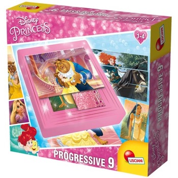 Set 9 puzzle bebelusi Lisciani, Princess progresiv Set 9 puzzle bebelusi Lisciani, Princess progresiv