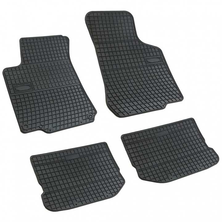 Set 4 covorase/presuri din cauciuc negru antiaderent dedicate SKODA OCTAVIA I 1997-2010