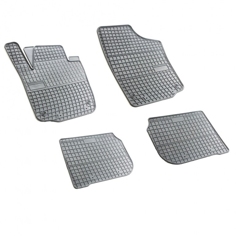 Set 4 covorase/presuri din cauciuc negru antiaderent dedicate VW SHARAN I 5os. 1996-2010