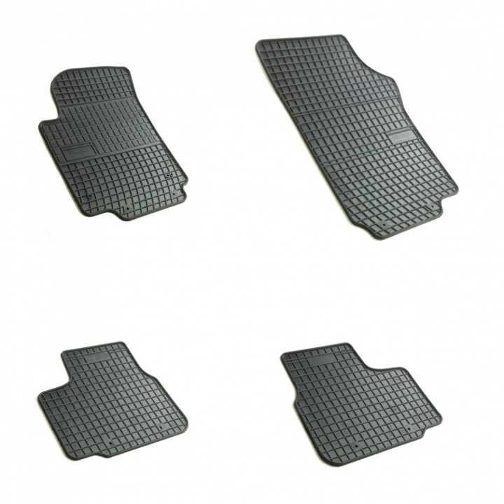 Set 4 covorase/presuri din cauciuc negru antiaderent dedicate SKODA CITIGO din 2012 in prezent