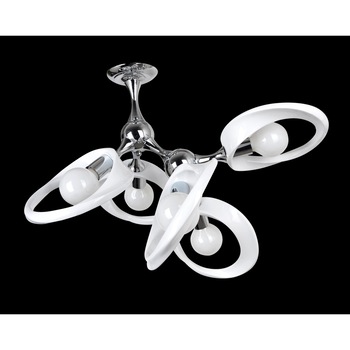 Lustra Lampex Emma 5, Alb Lustra Lampex Emma 5, Alb