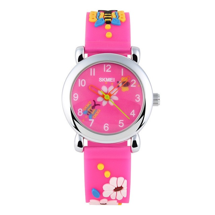 Детски часовник SKMEI Uni, Розов