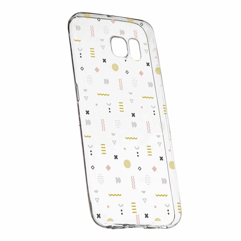Husa pentru Samsung Galaxy S6 Edge, Silicon, Slim, Symbols, 178
