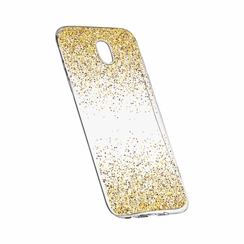 Husa pentru Samsung Galaxy J3 2017, Silicon, Slim, Golden Lucios, 179 Husa pentru Samsung Galaxy J3 2017, Silicon, Slim, Golden Lucios, 179