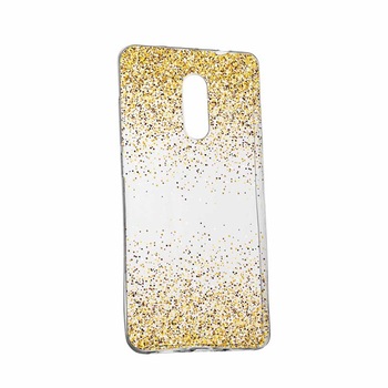 Husa pentru Nokia 3.1 (2018), Silicon, Slim, Golden Lucios, 179 Husa pentru Nokia 3.1 (2018), Silicon, Slim, Golden Lucios, 179