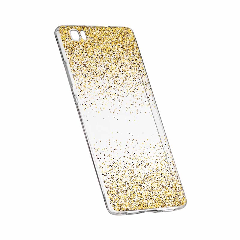 Husa pentru Huawei Honor 4A, Silicon, Slim, Golden Lucios, 179