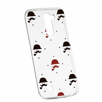 Husa pentru LG G7 ThinQ, Silicon, Slim, Mustache, 180 Husa pentru LG G7 ThinQ, Silicon, Slim, Mustache, 180