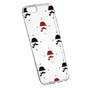 Husa pentru Xiaomi Mi A1, Silicon, Slim, Mustache, 180 Husa pentru Xiaomi Mi A1, Silicon, Slim, Mustache, 180