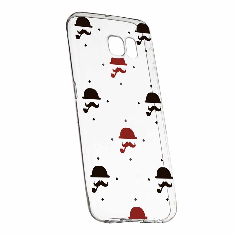 Husa pentru HTC U Ultra, Silicon, Slim, Mustache, 180