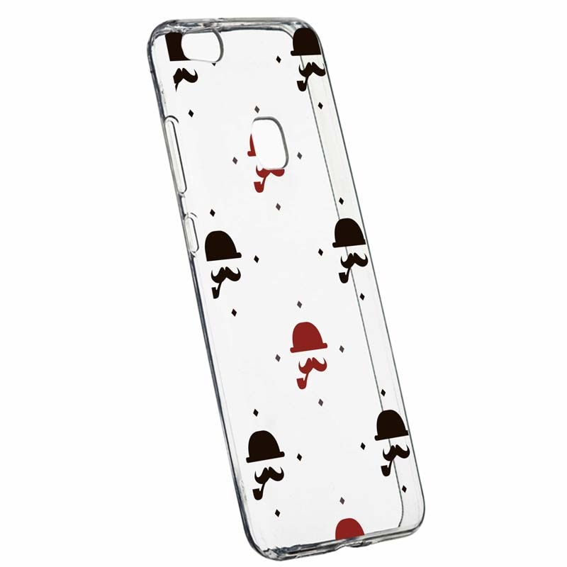 Husa pentru Huawei P10 LITE, Silicon, Slim, Mustache, 180
