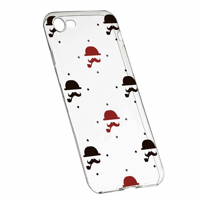 Husa pentru Apple iPhone 7 / 8, Silicon, Slim, Mustache, 180