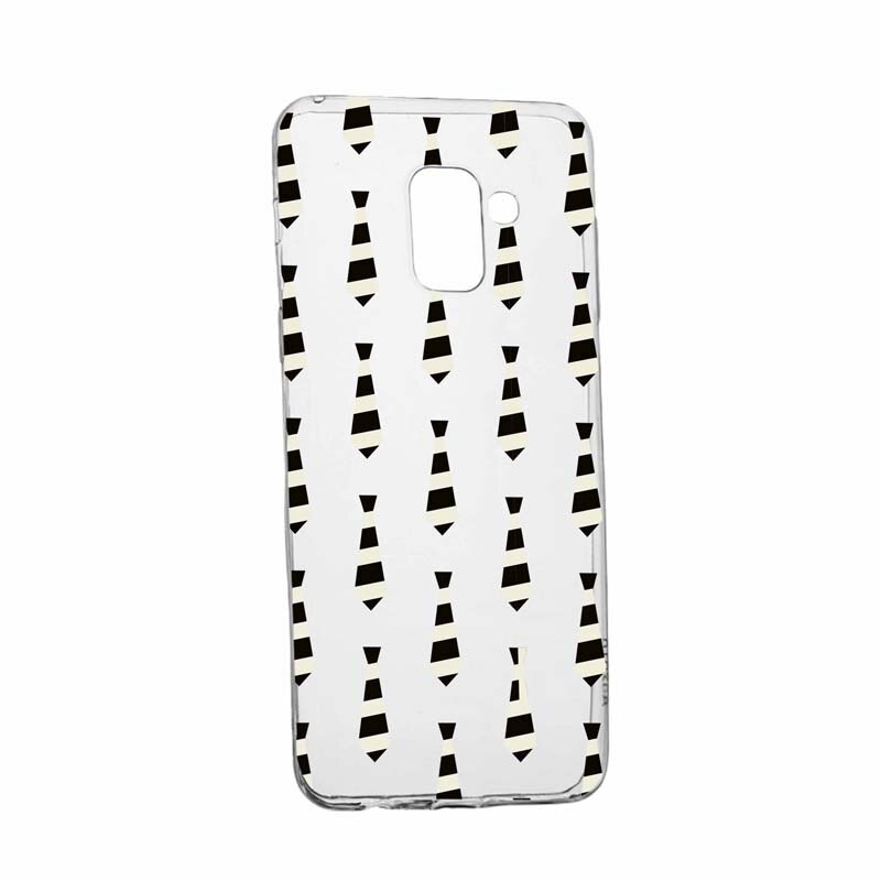 Husa pentru Samsung Galaxy Galaxy A6 Plus / J8 2018, Silicon, Slim, Cravata, 181