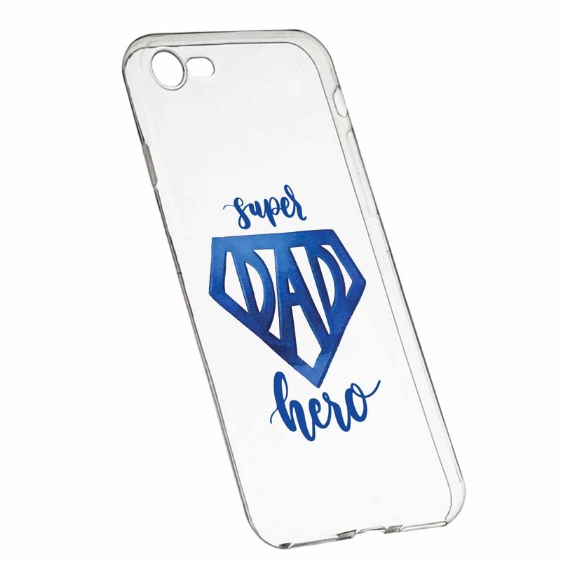 Husa pentru Apple iPhone 6 / 6S, Silicon, Slim, Superhero Dad, 182