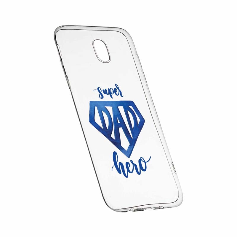 Husa pentru Motorola MOTO G6 PLUS, Silicon, Slim, Superhero Dad, 182