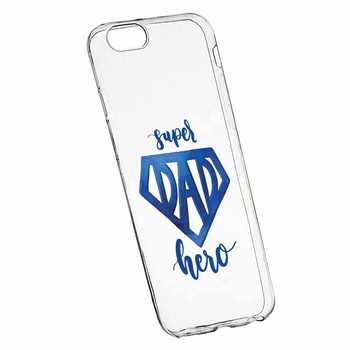 Husa pentru Apple iPhone 6 PLUS / 6S PLUS, Silicon, Slim, Superhero Dad, 182 Husa pentru Apple iPhone 6 PLUS / 6S PLUS, Silicon, Slim, Superhero Dad, 182