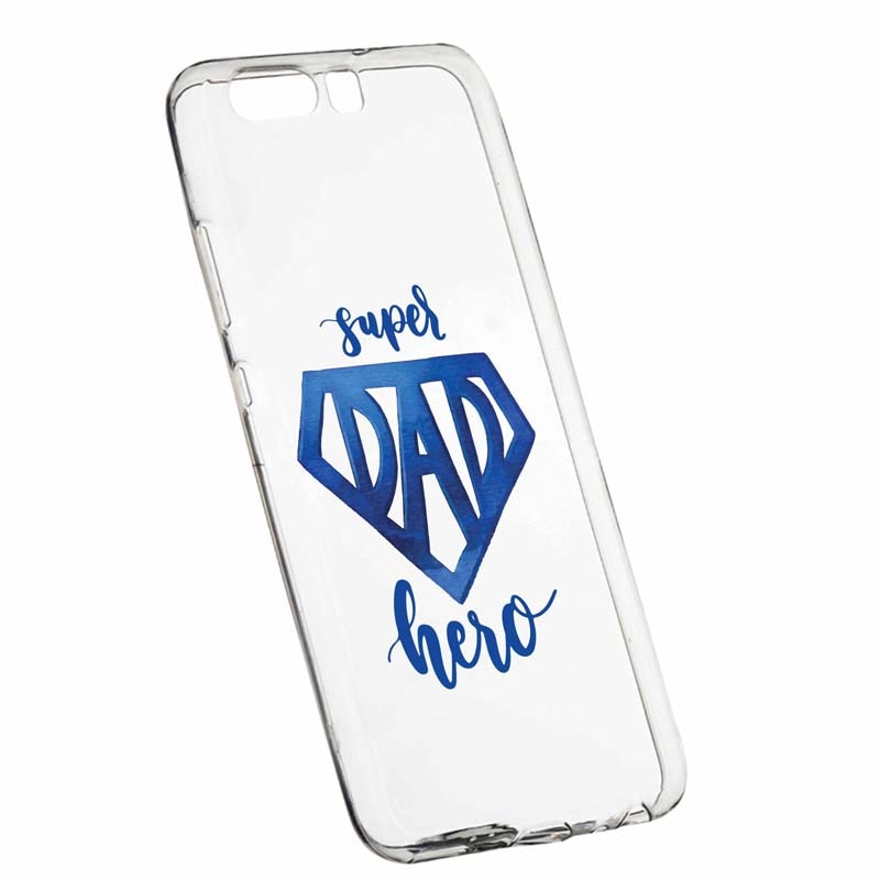 Husa pentru Sony XZ Premium, Silicon, Slim, Superhero Dad, 182