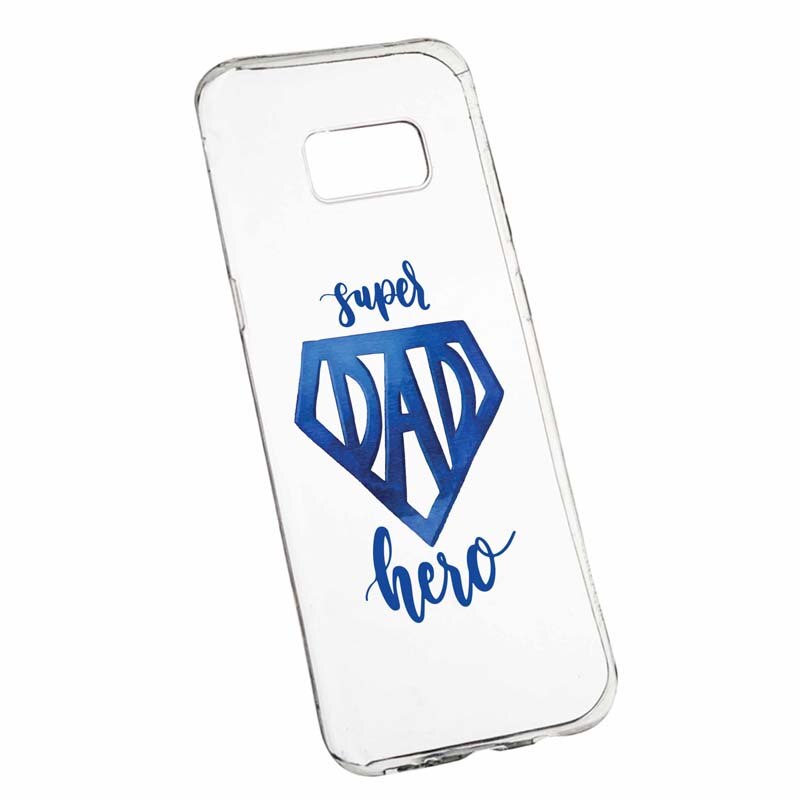 Husa pentru Apple iPhone X, Silicon, Slim, Superhero Dad, 182