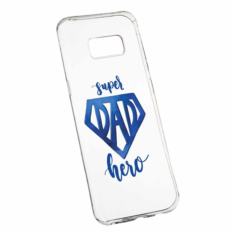 Husa pentru Samsung Galaxy S8 Plus, Silicon, Slim, Superhero Dad, 182