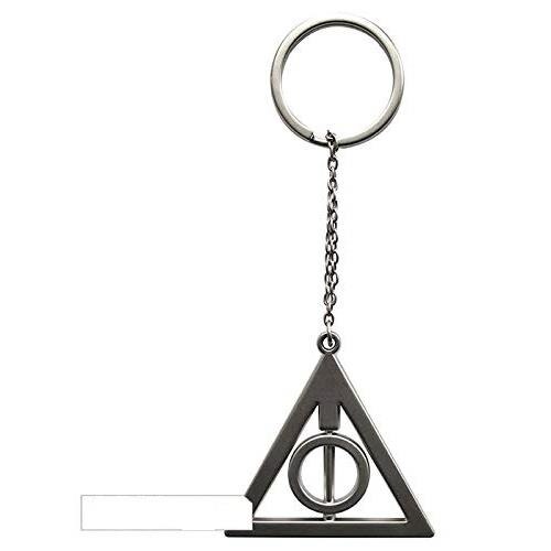 Breloc Harry Potter 3D Deathly Hallows Metal Keychain
